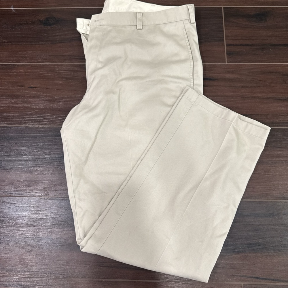 L.L. Bean Men's Cream Chinos